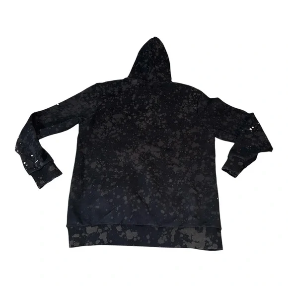 🔥 REASON CLOTHING BRAND MENS INDIAN CHIEF HEAD SKULL PAINT SPLASH HOODIE XL 🔥 - Picture 7 of 7